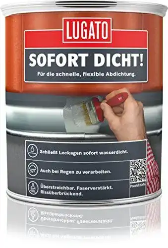 Dachbeschichtung Lugato Sofort Dicht 750 ml – Wasserdichte Streichabdichtung