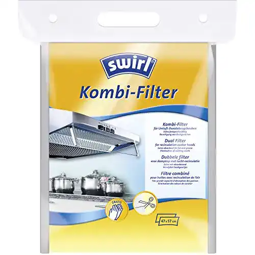 Aktivkohlefilter für Dunstabzugshaube Swirl Kombi-Filter