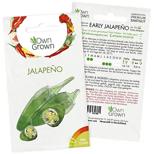 Jalapeno Samen OwnGrown für Early Jalapeño Pflanzen