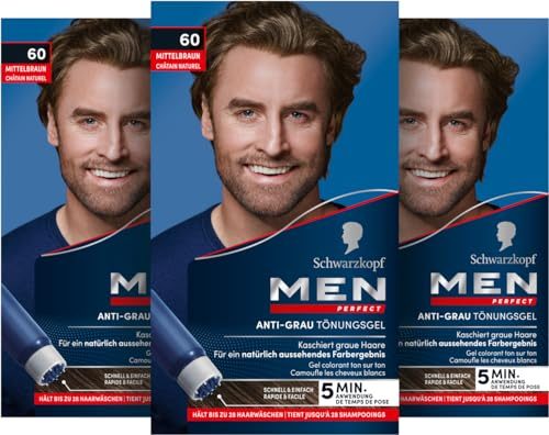 Haarfärbemittel für Herren Men Perfect von Schwarzkopf gegen Grau