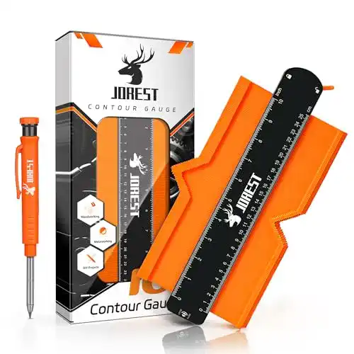 Jorest Konturenlehre 25 cm mit Tieflochmarker Bleistift
