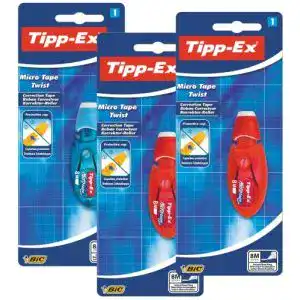 Korrekturroller Tipp-Ex Micro Tape Twist mit drehbarer Schutzkappe