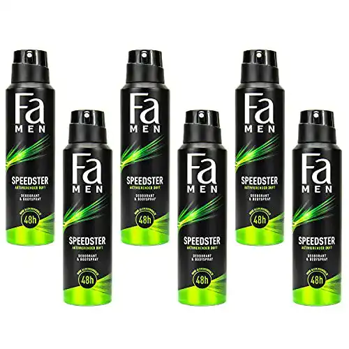 Fa Deospray für Männer Speedster, 6er Pack (6 x 150 ml)