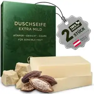 Duschseife für Männer von Larum Sports, festes Duschgel und Seife