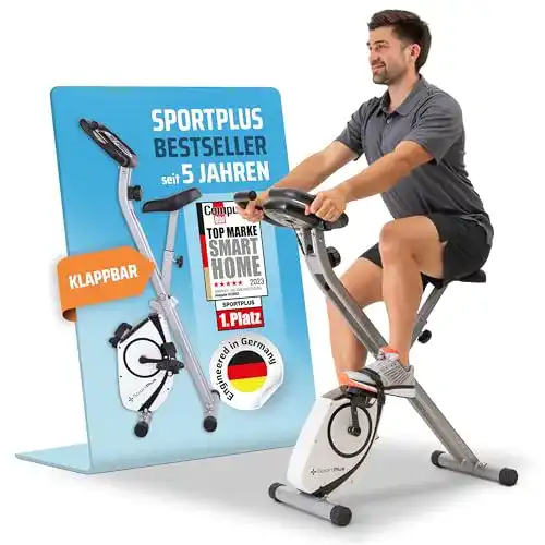 Klappbarer Heimtrainer von SportPlus für effektives Training