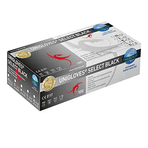 Einmalhandschuhe schwarz Unigloves Select Black