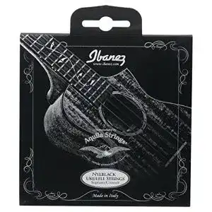 Ibanez Ukulele Saitensatz Black Nylon von Aquila für Sopran und Konzert