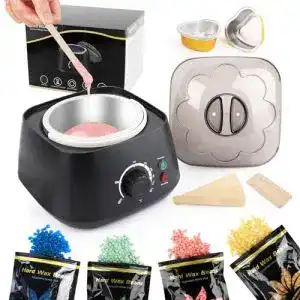 Waxing Set LWMTT für Haarentfernung mit Wachswärmer und Zubehör