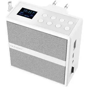 Steckdosenradio VR-Radio Badradio DAB+ mit DAB+ und FM Empfang