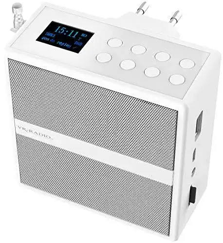 Steckdosenradio VR-Radio Badradio DAB+ mit DAB+ und FM Empfang