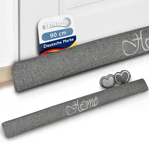 Zugluftstopper Beautissu Tuuli 90 cm – Windstopper für Türen und Fenster