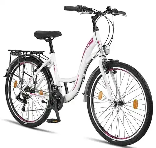 Fahrrad Licorne Bike Stella 24 Zoll Citybike für Herren und Damen