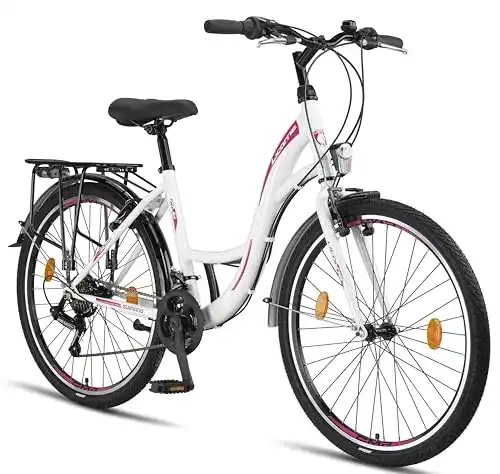 Fahrrad Licorne Bike Stella 24 Zoll Citybike für Herren und Damen