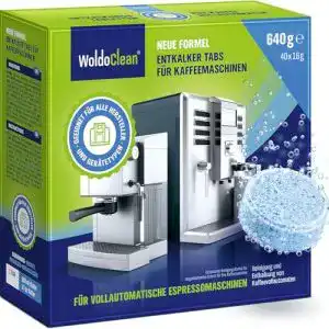 Entkalker für Kaffeevollautomaten WoldoClean Entkalkungstabletten
