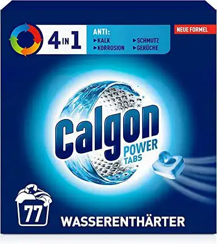 Anti-Kalk-Tabs für Waschmaschinen – Calgon 4-in-1 Power Tabs