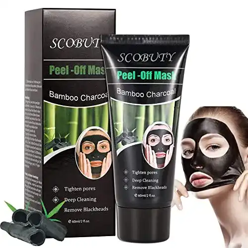 Aktivkohle-Maske von Scobuty zur Entfernung von Mitessern und Unreinheiten