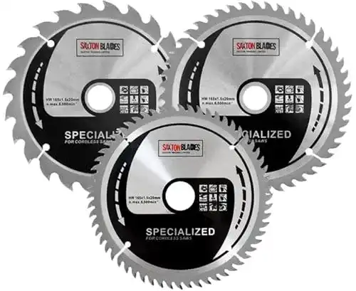 Sägeblatt 165×20 mm für kabellose Kreissäge von Saxton