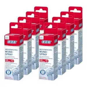 Wunddesinfektionsmittel SOS Medizinisches Wund-Spray – 8 x 50 ml