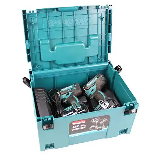 Makita Akku-Werkzeug-Set Combo Kit mit Bohrschrauber und Schlagschrauber