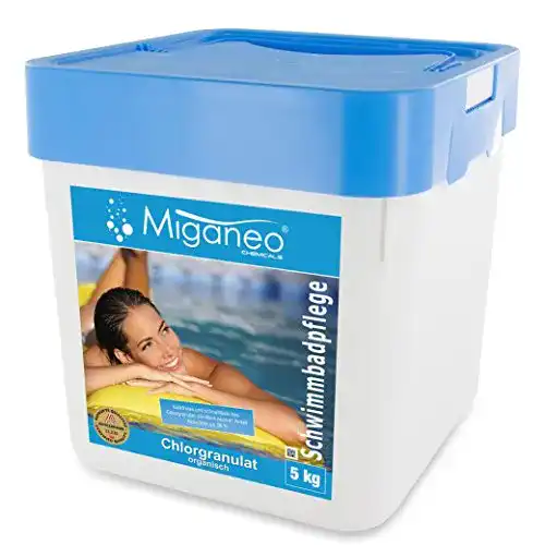 Chlorgranulat Miganeo 5 kg – Schnelllöslich und effektiv für Pools