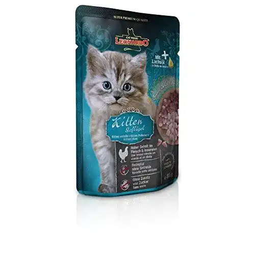 Kitten Nassfutter Leonardo Home im praktischen Frischebeutel