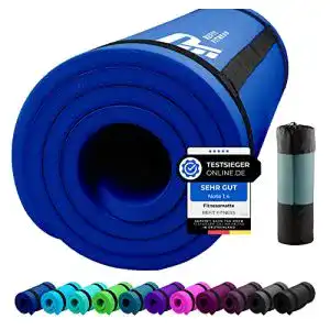 Gymnastikmatte 1,5 cm für Fitness, Yoga und Pilates 190 x 60 cm