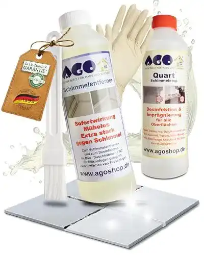 Fugenreiniger AGO Schimmelentferner Set für Haus und Garten