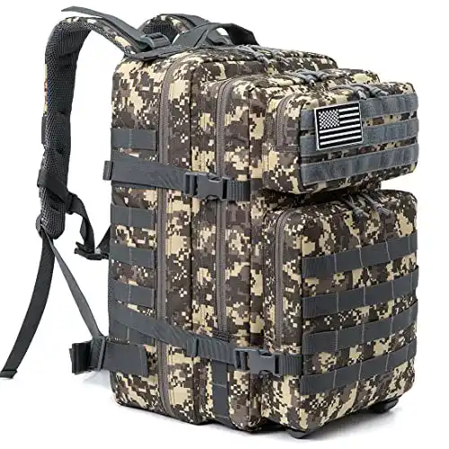 Militärischer Rucksack QT&QY 45L für Outdoor-Aktivitäten