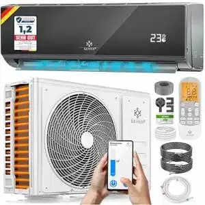 Wandklimaanlage Kesser Klimaanlage Set Split mit WiFi App Funktion