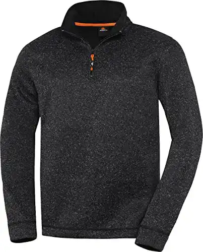 Fleecepullover Herren Nordcap Strickfleece-Troyer für Herren und Damen