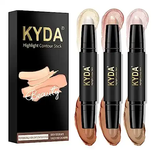 Contouring-Stift Kyda mit 6 Farben 2 in 1 Highlighter und Kontur Stift
