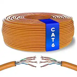 Cat6 Netzwerkkabel Mr. Tronic 100m Ethernet Kabel für LAN-Verbindungen