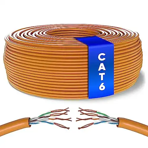 Cat6 Netzwerkkabel Mr. Tronic 100m Ethernet Kabel für LAN-Verbindungen