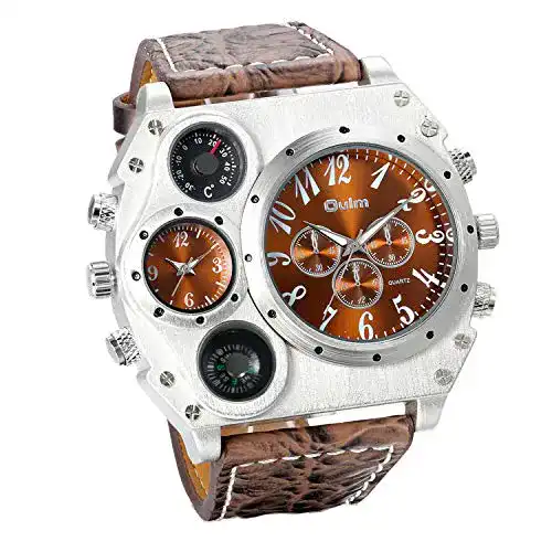 Herren Armbanduhr mit Kompass und Thermometer von JewelryWe