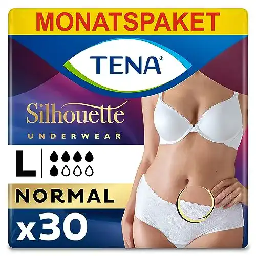 Tena Silhouette Pants Normal Large Monatspaket – 30 Einweghöschen