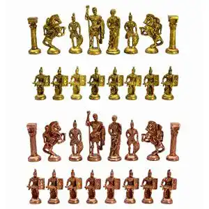 Schachfiguren Stonkraft Sammleredition aus Messing – Bauern Figuren (3,5 Zoll)