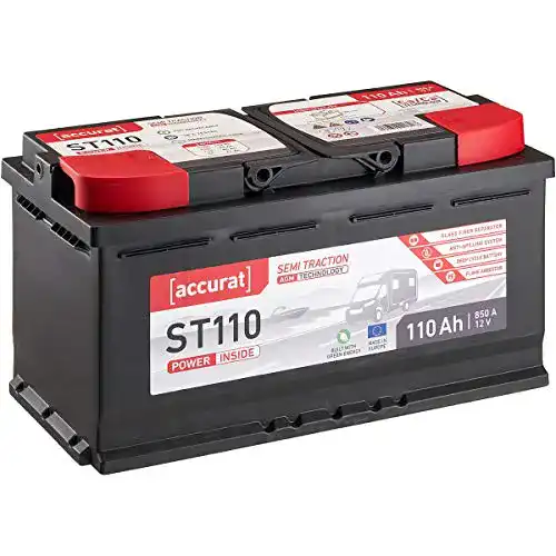 Accurat Semi Traction AGM Batterie 110Ah – Zyklenfest und Wartungsfrei