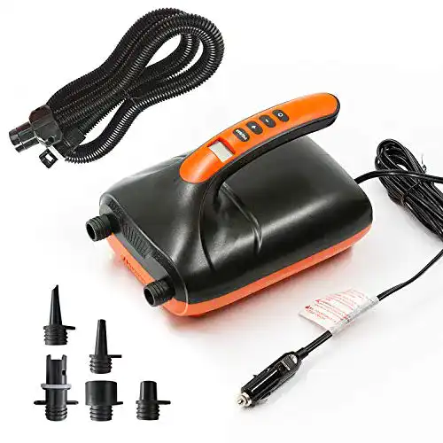 SUP-Pumpe Tuomico 20PSI 12 V DC mit intelligenter Doppelstufenfunktion