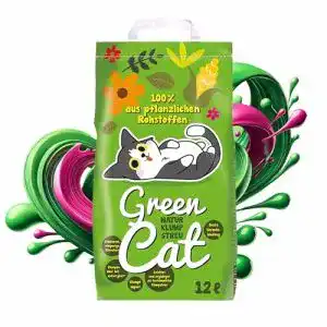 Katzenklumpstreu GreenCat 635938 XL in Grün