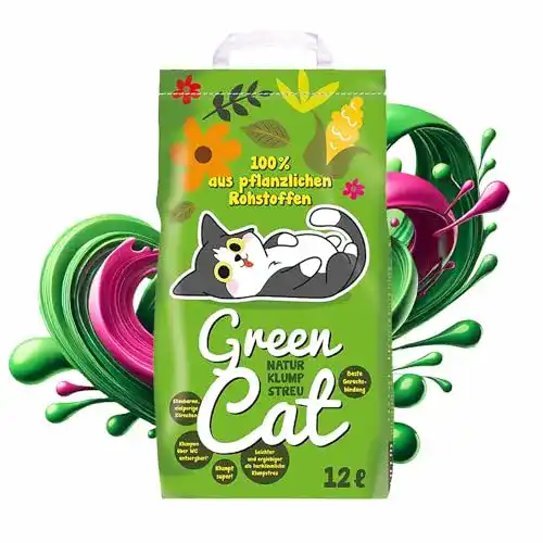 Katzenklumpstreu GreenCat 635938 XL in Grün
