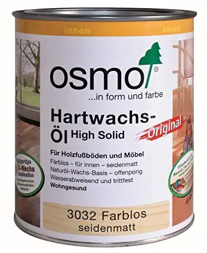 Osmo Hartwachsöl Original 3032 Farblos für Holzoberflächen