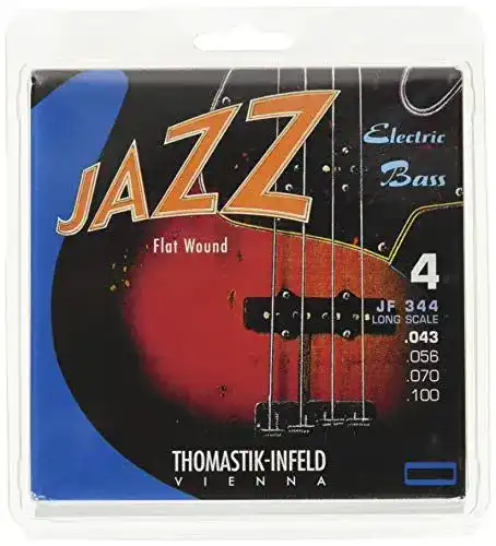 Thomastik Bass-Saiten für E-Bass Jazz Bass Flat Wound Set