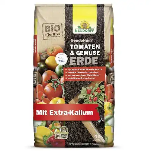 Tomatenerde Neudorff NeudoHum für Gemüse im Hochbeet und Kübel