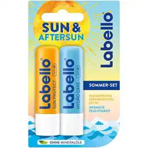 Lippenpflege mit Sonnenschutz Labello Sun & Aftersun Set