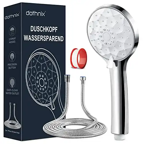 Wassersparender Duschkopf Dothnix mit 2 Meter Schlauch