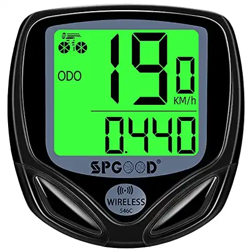 Fahrradcomputer SPGOOD kabellos, wasserdicht, IP54