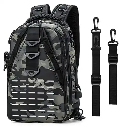 Wasserdichter Angelrucksack für Spinnfischen von Acemall