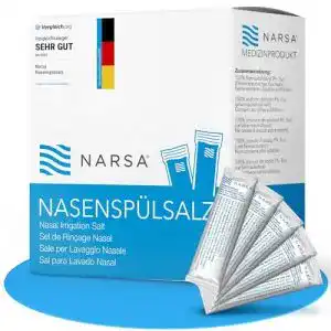 Nasenspülsalz Narsa 120er Pack für Nasenduschen Konservierungsstofffrei