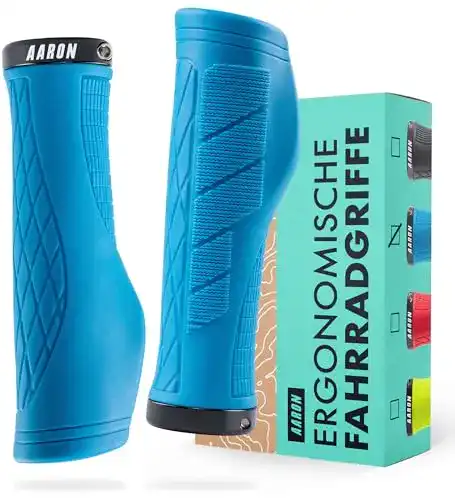 Fahrradgriffe aus Leder mit Gel-Dämpfung für verschiedene Fahrradtypen