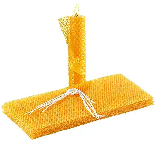 Bienenwachsplatten Your Design: 6 Bienenwachsplatten für Kerzen